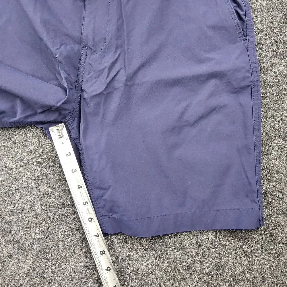 Onia Hybrid Shorts Men's 31 Blue Stretch Performance Casual Flat Front 7 Inch